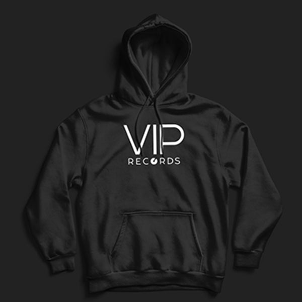 VIP Records Hoodie - Black